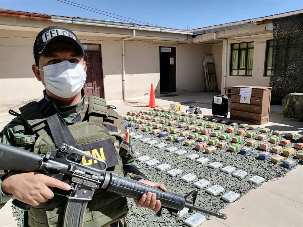 Archivo - Incautación de droga en Bolivia en una imagen de archivo