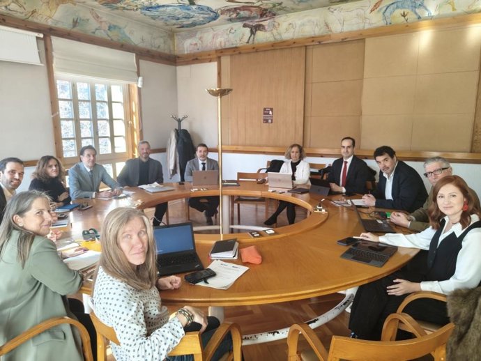 Asistentes a la reunión de seguimiento celebrada esta semana