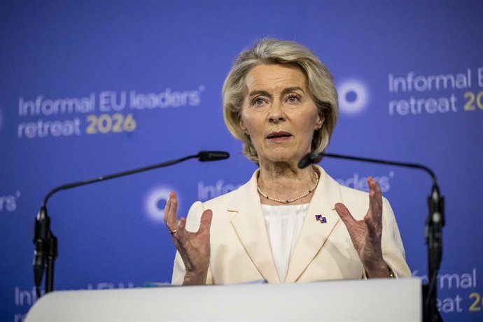 La presidenta de la Comisión Europea, Ursula von der Leyen 