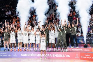 El Real Madrid supera al Valencia Basket y alza la Minicopa Endesa 2026