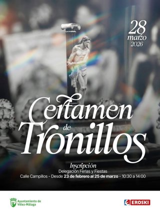 Cartel del Certamen de Tronillos de Vélez-Málaga.