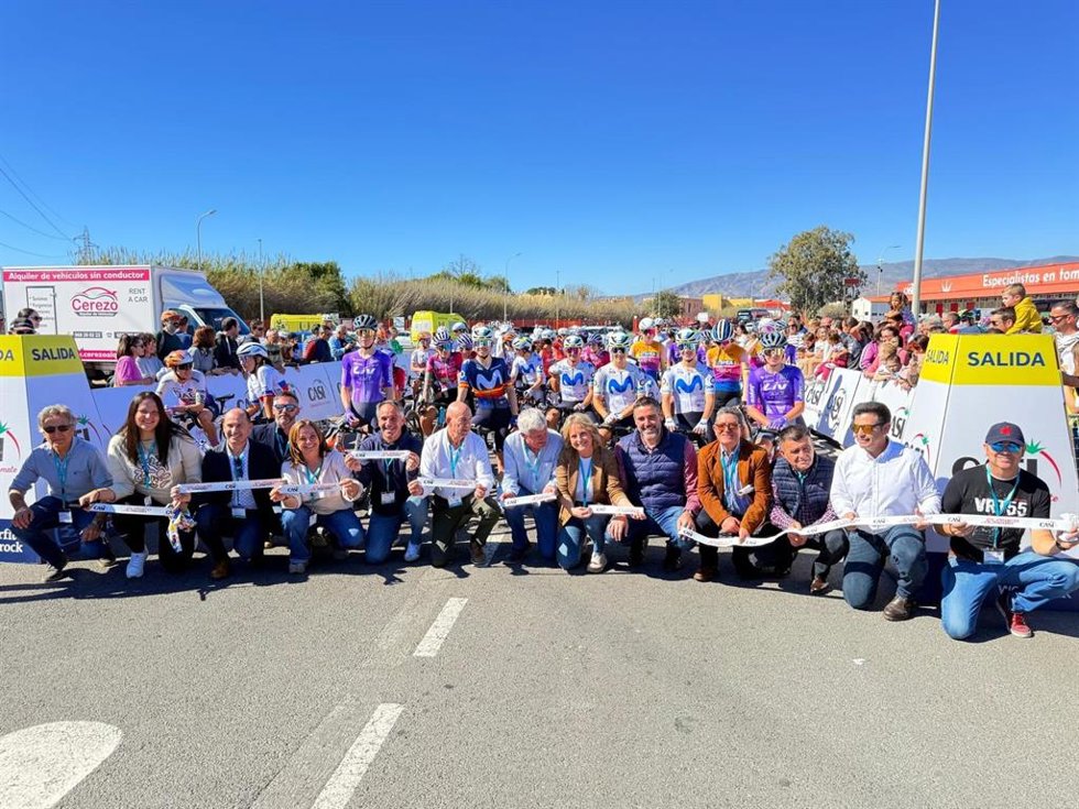 La Clásica femenina celebrada en Tabernas, en Almería.