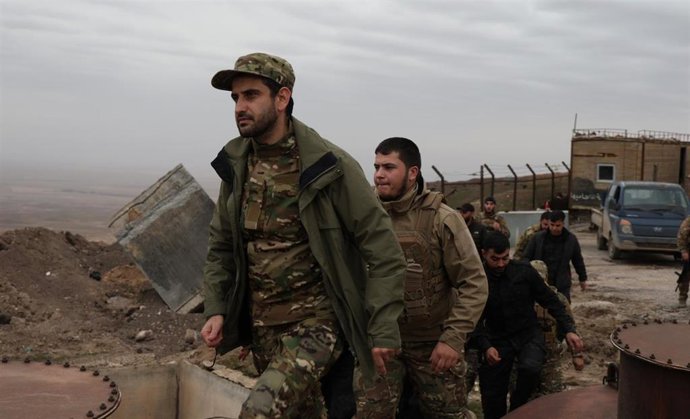 Archivo - Militares del Ejército de Siria