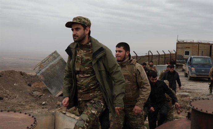 Archivo - Militares del Ejército de Siria