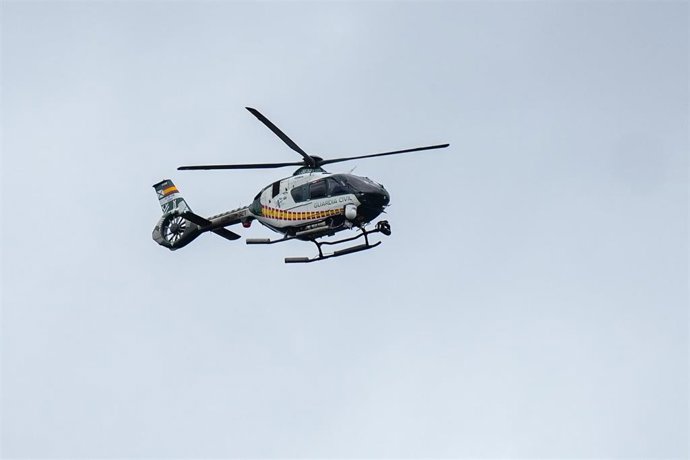 Archivo - Un helicóptero de la Guardia Civil. A 22 de enero de 2026, Adamuz, Córdoba (Andalucía, España).