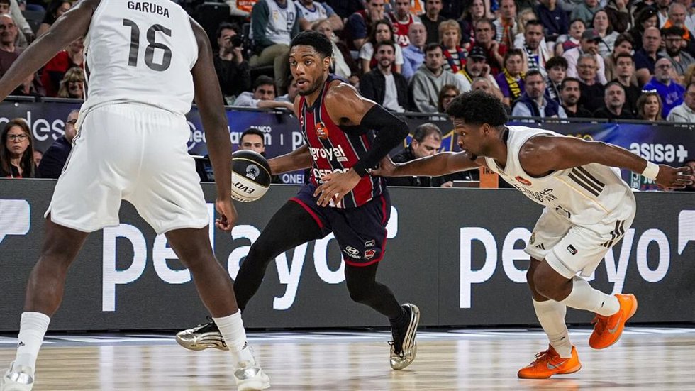 El 'MVP' de la Copa del Rey de Valencia 2026, el jugador del Kosner Baskonia Trent Forrest