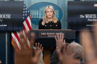 WASHINGTON, Feb. 19, 2026  -- White House Press Secretary Karoline Leavitt gestures during a press briefing at the White House in Washington, D.C., the United States, on Feb. 18, 2026. The White House on Wednesday declined to set a deadline for the U.S.-I