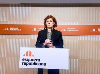 La secretària general d'ERC, Elisenda Alamany