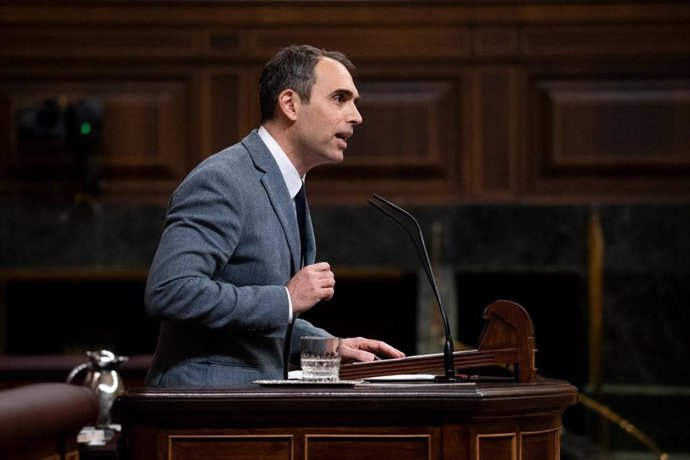 El diputado de Sumar en el Congreso, Toni Valero.