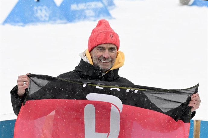 El director global de fútbol de Red Bull, Jürgen Klopp, en los Juegos Olímpicos de Invierno de Milán-Cortina d'Ampezzo 2026. 