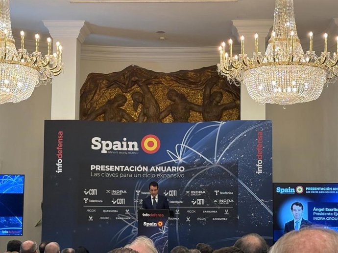 El presidente de Indra, Ángel Escribano.