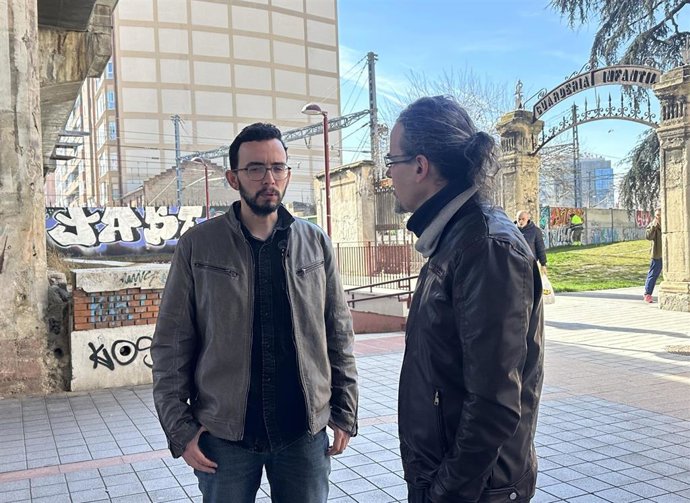 El candidato de Podemos-Alianza Verde a la Presidencia de la Junta, Miguel Ángel Llamas, este lunes.