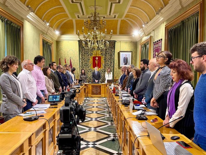 Pleno en el Ayuntamiento de Cuenca.