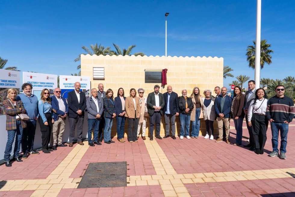 Inauguración de tanque de tormentas en Playa Honda