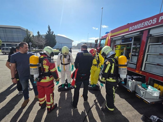 Curso de formación de bomberos del sistema provincial de Sevilla