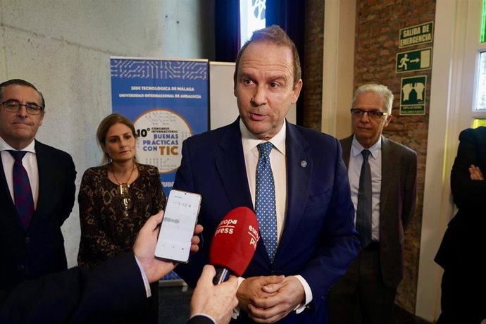 Archivo - Imagen de archivo del rector de la Universidad Internacional de Andalucía (UNIA), José Ignacio García.