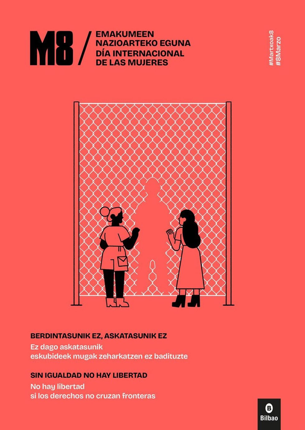Uno de los carteles de la campaña