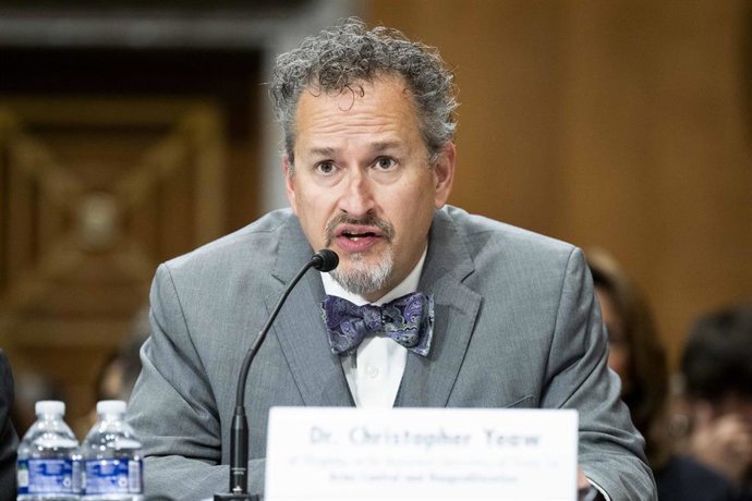 Archivo - El vicesecretario del Departamento de Estado de Estados Unidos sobre Control de Armas y No Proliferación, Christopher Yeaw, en noviembre de 2025 (archivo)