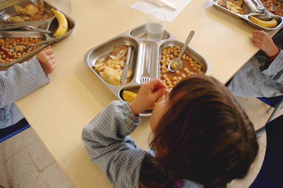 Archivo - Comedor escolar. Archivo