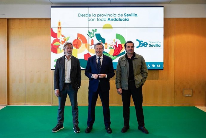 Presentación de la campaña de la Diputación de Sevilla por el '28F'