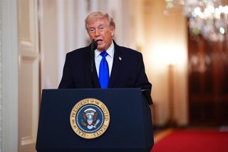 El presidente de Estados Unidos, Donald Trump, en la Casa Blanca