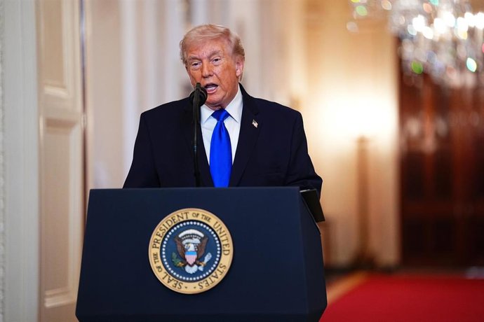 El presidente de Estados Unidos, Donald Trump, en la Casa Blanca