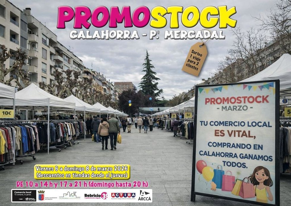 Promostock vuelve al paseo del Mercadal de Calahorra del 6 al 8 de marzo