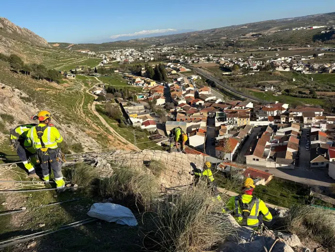 Trabajos en La Calera
