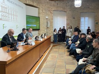 Imagen de la presentación del nuevo material promocional del Parque Natural de Sierra Mágina
