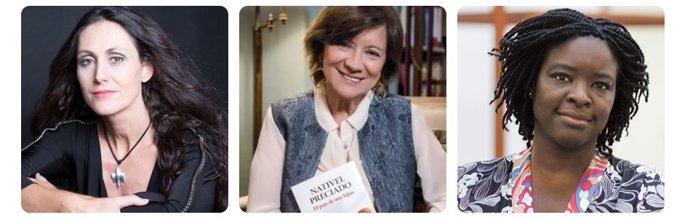 Clara Montes, Nativel Preciado y Elvira Dyangani Ose.