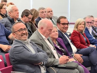 El presidente de la Diputación de Cáceres, Miguel Ángel Morales, en el IV Aniversario de la Asociación Ibérica de Turismo de Interior (AITI) celebrada en la localidad portuguesa de Castelo Branco.