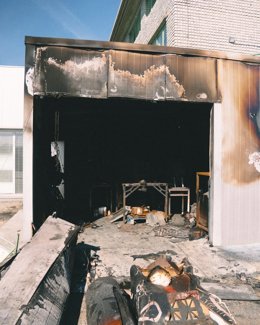 Imgen de cómo quedó el taller.