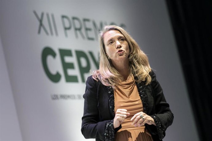 Archivo - La presidenta de Cepyme, Ángela de Miguel.