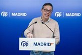 Foto: PP de Madrid tilda de "estupendo" que se fijen líneas para pactos con Vox: "Es garantía de éxito"