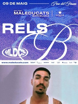 Archivo - Cartel promocional del concierto de Rels B
