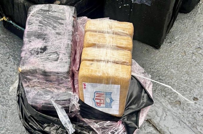 Fardos de cocaína incautados en Colombia