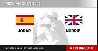 Rafael Jodar - Cameron Norrie: resumen y estadísticas del partido de Dieciseisavos de final de Mexican Open