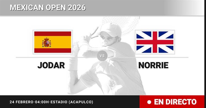 Rafael Jodar - Cameron Norrie: resumen y estadísticas del partido de Dieciseisavos de final de Mexican Open