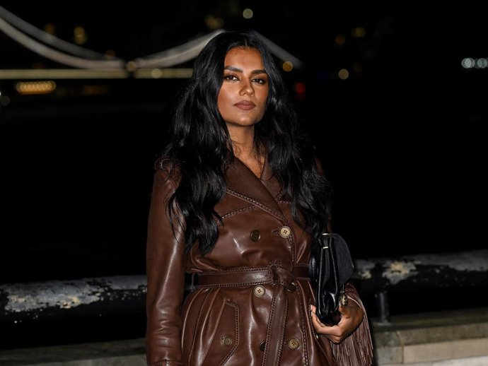 Celebrities arrive at the Burberry Fashion Show at 1 Old Billingsgate Walk during London Fashion Week.