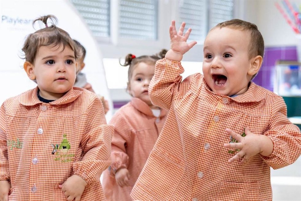 Alumnos de una escuela infantil de la Junta.