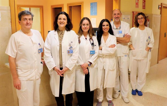 En la imagen, los autores del estudio e impulsores del protocolo asistencial.
