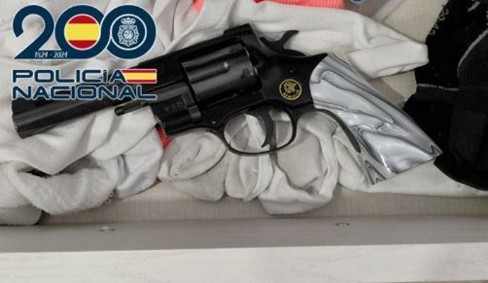 Arma de fuego intervenida en la operación Quemadero