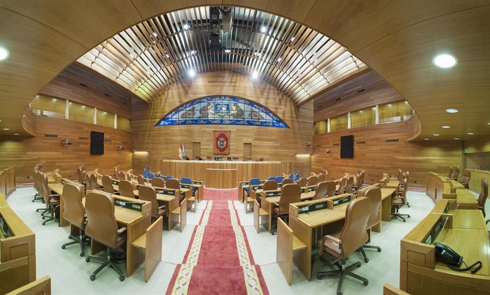 Hemiciclo Parlamento de Galicia.