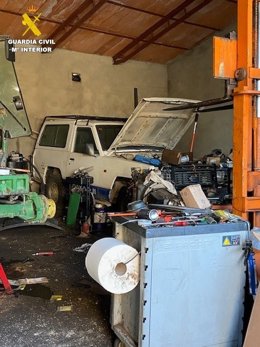 La Guardia Civil desmanteló 13 talleres ilegales en la provincia de Salamanca durante en 2025
