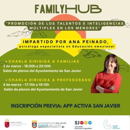 Cartel de los talleres