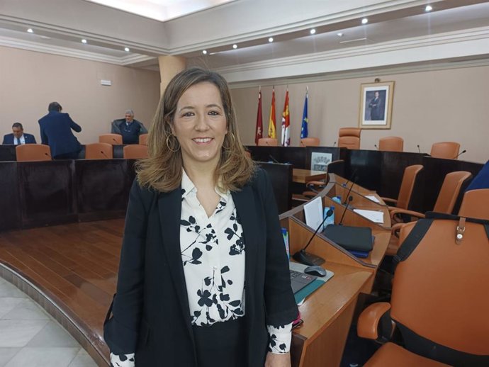 La diputada provincial de IU Segovia, Ana Peñalosa.