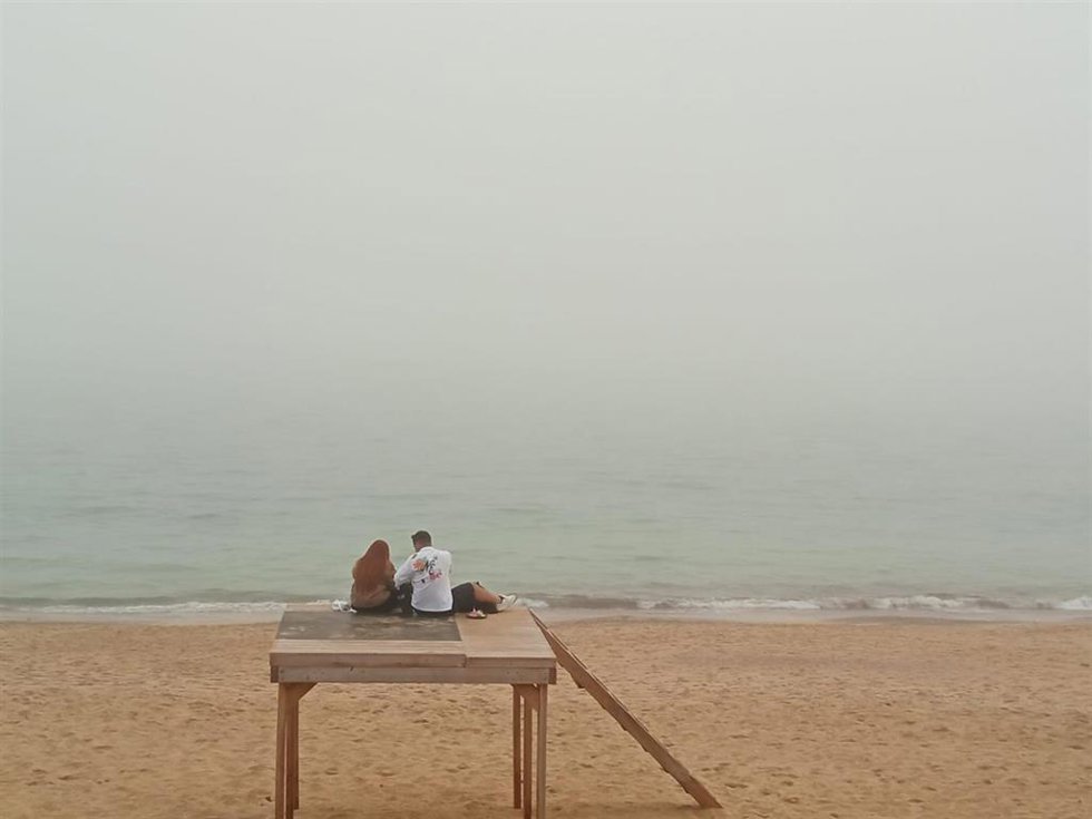 Un día de niebla en Palma.