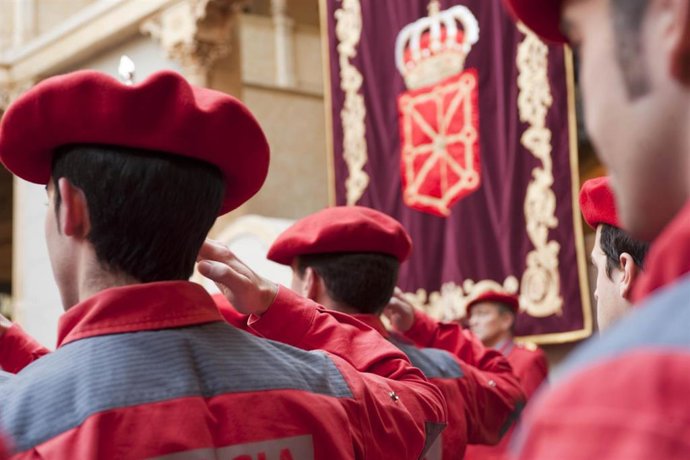 Archivo - Imagen de archivo de un acto de toma de posesión de una promoción de policías forales