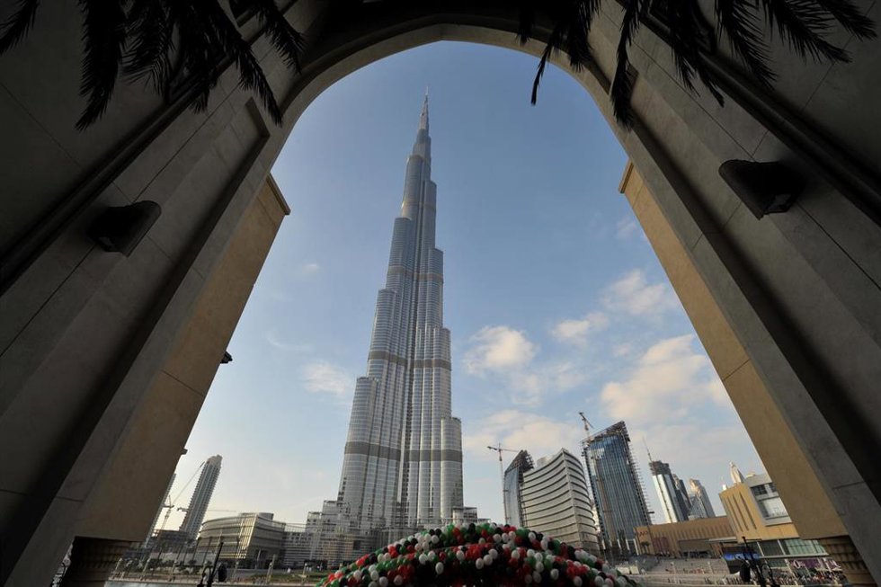 Archivo - Vista del Burj Khalifa en Dubái (Emiratos Árabes Unidos).