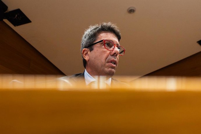 Archivo - Arxiu - Imatge d'arxiu de l'expresident de la Generalitat Valenciana Carlos Mazón